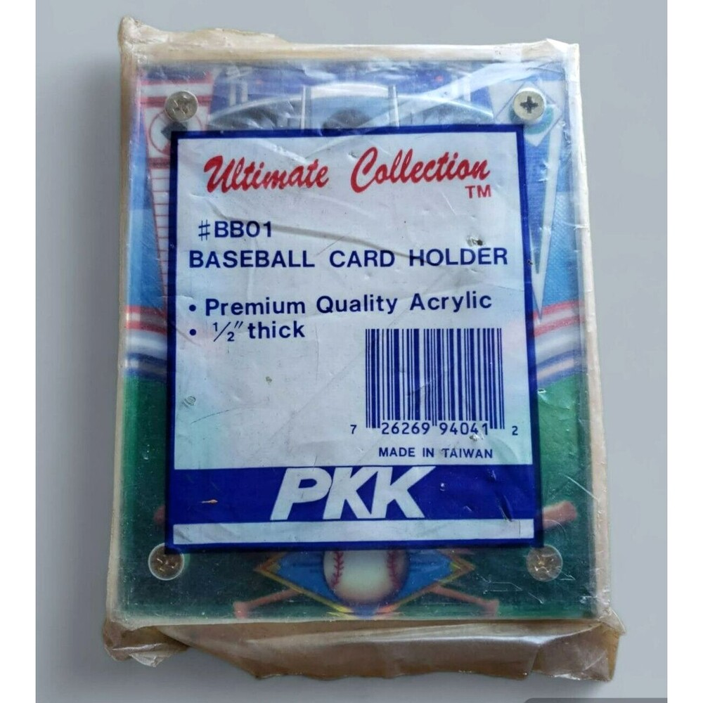 PKK Ultimate Collection #BB01 BASEBALL Card Holder Premium Quality Acrylic 1/2"